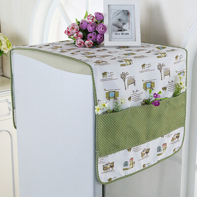 

ProPre BJTY-119A Fridge cover Dust towel Multi-function single door open Refrigerator towel Pastoral life