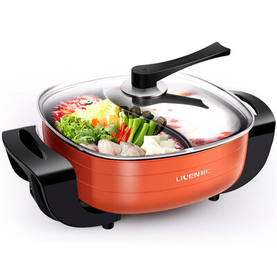 

Liven Liven HG-S480A multi-functional mandarin duck split electric hot pot thickening non-stick hot pot