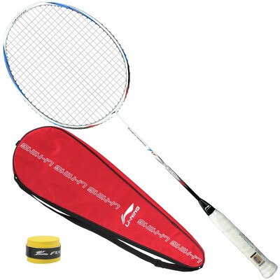 

Li Ning LI-NING младший высококачественный полный углерод бадминтон ракетка одиночный выстрел HC1900 фиолетовый (уже резьбовые)
