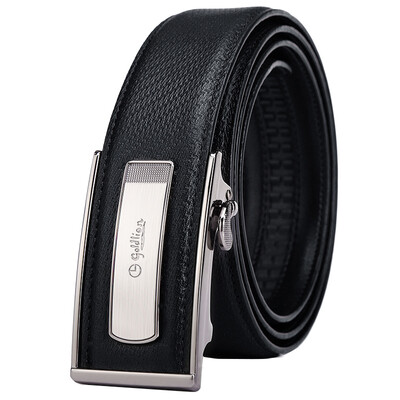 

Goldlion Belt Мужские повседневные ремни Модные брюки с автоматическим поясом Black A8C0011-11
