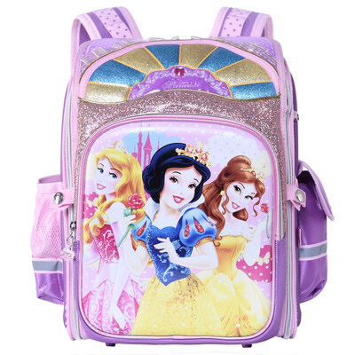 

Disney Princess bed bag fresh&simple EVA cartoon backpack primary school students backpack bag PB0286B purple