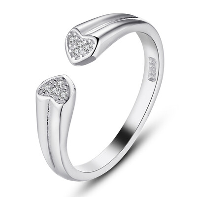 

Maltia Heart Shaped Мистик Серебряное кольцо