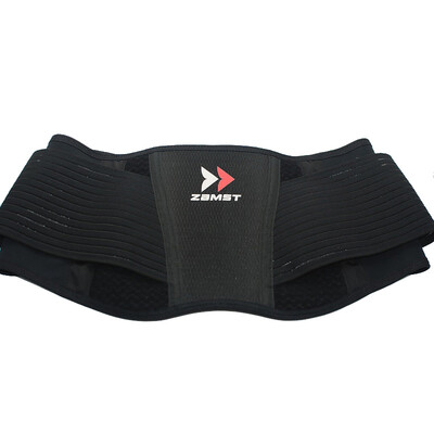 

ZANST ZAMST professional sports waist ZW-5 stable&comfortable breathable double pressure belt lumbar lumbar support protection 1 only black LL
