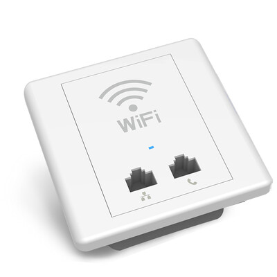 

Flying fish star WS31 300M wireless panel ap hotel home 86 into the wall type sl fat thin one wireless AP support 4 Chinese SSID