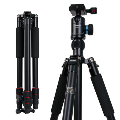 

Fotopro X-6i tripod aluminum alloy folding suit suit travel SLR camera professional tripod
