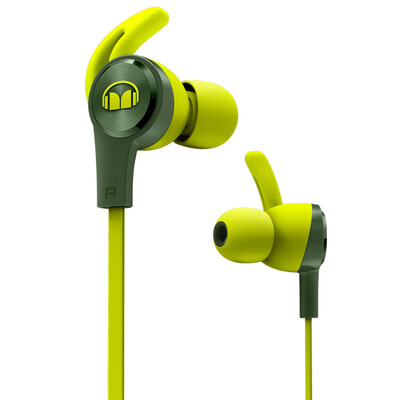 

Монстр (монстр) iSport Достичь любит спорт наушники-вкладыши с анти-обмотка проводной гарнитуры сотового телефона гарнитура анти-пот работает спортивный наушник зеленый