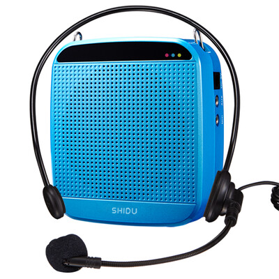 

Ten degrees ShiDu SD-S512 18-watt high-power small bee loudspeaker teaching tour guide teacher dedicated loudspeaker speaker loudspeaker portable digital player sky blue