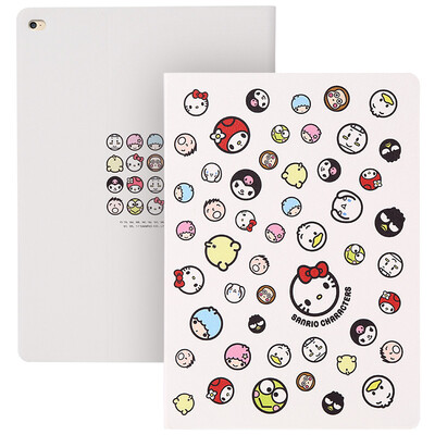 

Отлично Hello Kitty серии Apple IPAD Pro 12,9-дюймовый случай плоский случай мультфильм / рукав круглый стол белый