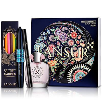 

Lanser (LANSUR) Set of Secret Garden Collection Collection Black Swan 8g + 1g + 10g + 20ml + 6 (lasting curling remover