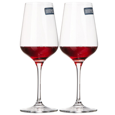 

Jingdong supermarket] Luo Pai (ROUPA) high red wine glass lead-free crystal wine with wine with 350ml 2 loaded