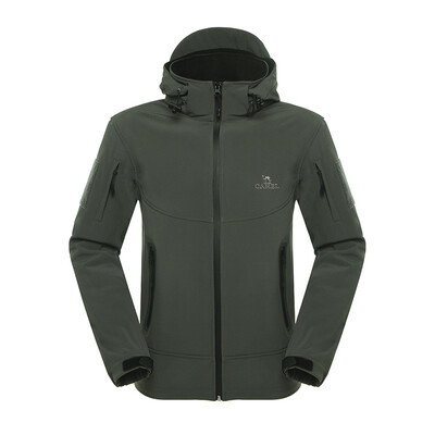 

Camel (CAMEL) наружная пара флис мягкая оболочка одежда мужской 2F14025 серый L