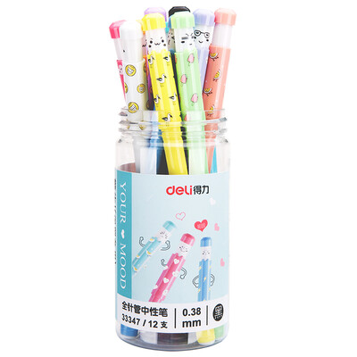 

Deli 33347 038mm Needle-Point Pen Set of 12