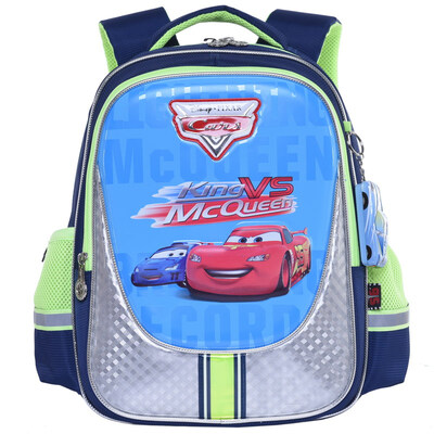 

Disney Car Disney Children&39s Bag Lightweight Cartoon Shoulder Bag Second Year Primary School Student Bag RB0077A Sapphire Blue