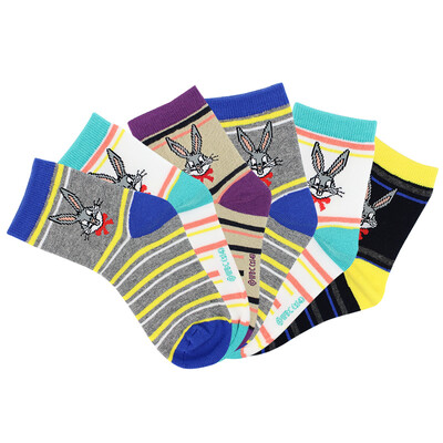 

[Jingdong supermarket] TOM and JERRY / children socks baby cartoon combed cotton socks 6 double loaded 18-20CM