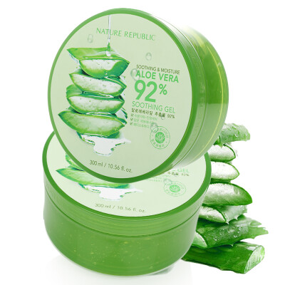 

Nature Republic Natural Paradise Aloe Soothing Moisturizing Gel 300ml3 About 900g Imported Moisturizing Soothing After-sun Repair Mask