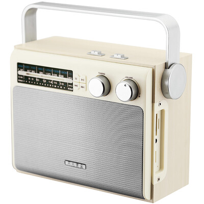 

Moonlight Box S10 Silver Full Band Card Радиопроигрыватель Bluetooth-динамик Пожилой портативный университетский экзаменационный университет English Level 4 Campus Broadcast Semiconductor