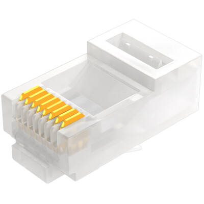 

Shanze (SAMZHE) SG-6100 шесть типов кристаллографических головок Gigabit RJ45 CAT6 класс 8P8C сетевой терминал позолоченный импорт экологически чистого материала из стали 100%