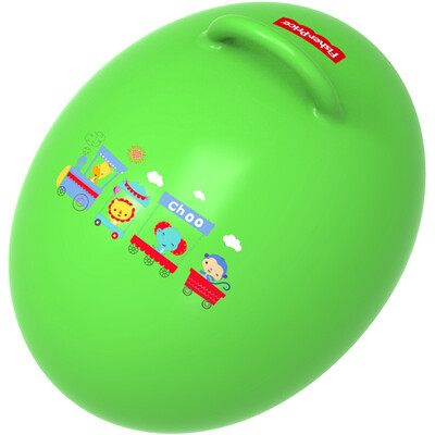 

Фишер (Fisher Price) детские игрушки яйцевидные мяч ребенка фитнес-мяч прыгающий мяч (зеленые подарки надувные ножной насос) F0706H2