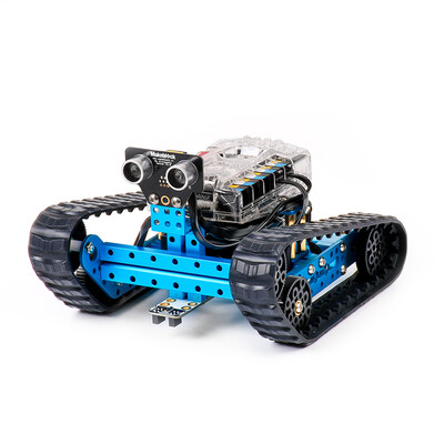 

Makeblock mBot Ranger Робот Интеллектуальное программирование Образование Деформируемый робот Bluetooth Blue Беспроводной пульт дистанционного управления Smart Assembled Gift Toys
