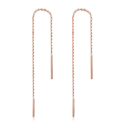 

DEMONE EX0009 DEMONE DEMONE JEWELRY - Meteor Red 18k Gold Earring Gold Rose Gold Earring Earring Korean Women's Girl (18K