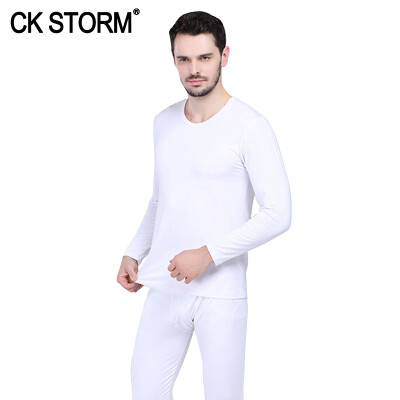 

CK STORM thermal underwear Leica cotton comfortable breathable autumn&winter thin mens underwear set