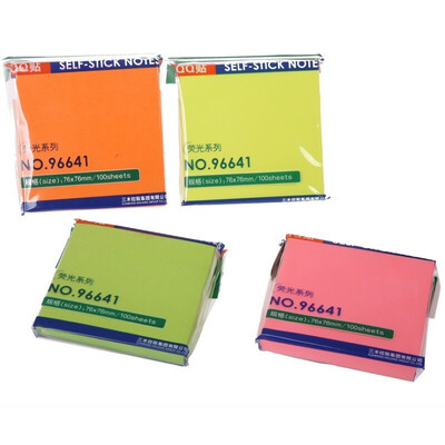 

SUNWOOD 96641 label notes paper 76×76mm mixed color 12pcs