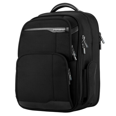 

新秀丽（Samsonite）多功能商务背包男女双肩包旅行电脑包15英寸36B*09005 黑色