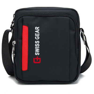 

SWISSGEAR Shoulder Bag Casual Fashion Shoulder Messenger Bag Business Bag Male Outdoor Sports Travel Bag iPad Bag SA-5012 Black