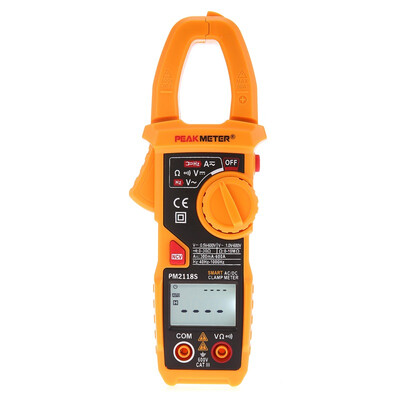 

Huayi (PEAKMETER) PM2118S интеллектуальный AC-DC цифровой измеритель зажима 600A амперметр