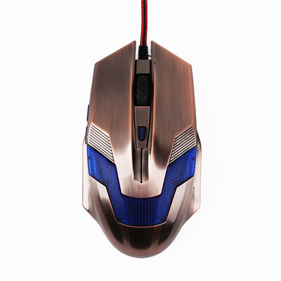 

Gisobyte XM100 USB wired game mouse gold
