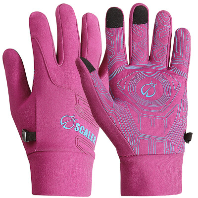 

Slick SCALER gloves men&women comfortable fit elastic touch screen gloves S7231283 rose purple M