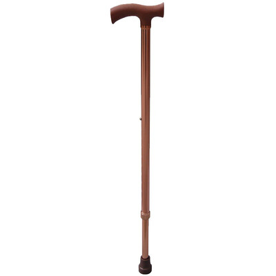 

Favorable cane classic retractable elderly caduceus golden thick type