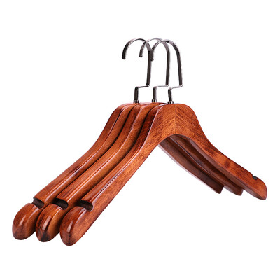 

Butler Courtesy vintage color female wood clothes hanger 6 loaded