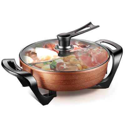 

Chigo (CHIGO) electric hot pot 5L Korean electric pot mandarin duck pot electric cooker ZG-H11 gold