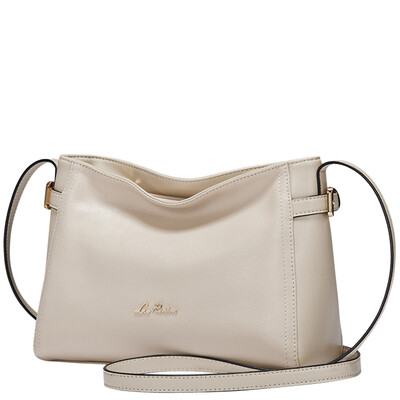 

Old head (LAORENTOU) first layer of leather handbags fashion wild shoulder Messenger bag simple lady bag 972J006L1D rice white