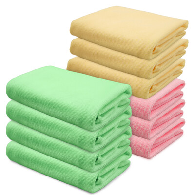 

Green heart fiber towel car wash towel absorbent towel car supplies car wash cloth cleaning can not lose hair 10 loaded 40 40cm