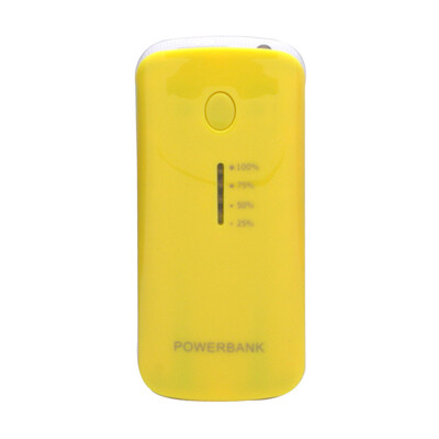 

Portable Charger 5600mAh Power Bank USB Battery Pack 20 USB Ports Li-polymer Battery External Battery For Smartphones Yellow