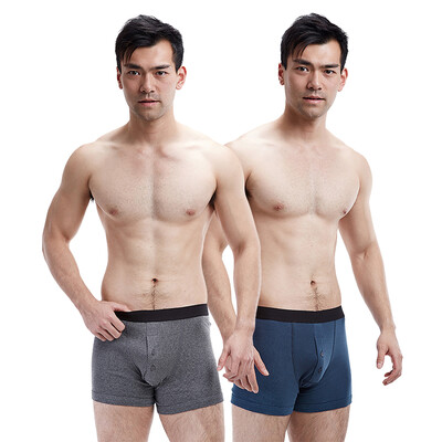 

BXMAN 2 pack mens cottonl mid-rise boxer briefs