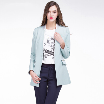 

TMI Mystery Women Spring Spring Slim Trench Coat Long Housed Jack 161054 Light Green S