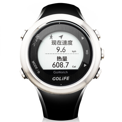 

GOLiFE820i sports smart watch GPS outdoor heart rate table stopwatch iron three running climbing time waterproof men and women table hair black