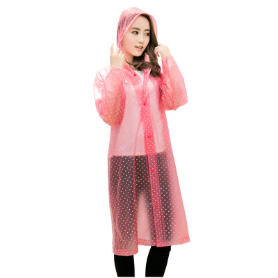 

Райский Женский Высокий Флеш ПВХ Печать Ветер Raincoat GF-1 Pink M