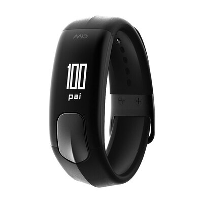 

Mio mio Slice Hearts Bracelet Personal Sports Performance Index PAI Optical Heart Rate / Sleep Monitoring / Smart Reminder / Sports Tracking Black L