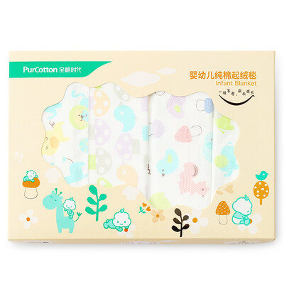 

Хлопок Возраст (PurCotton) Младенец хлопок ковер с конца печати 76x95cm желтой печатной подложки 4 + зеленый / картриджа