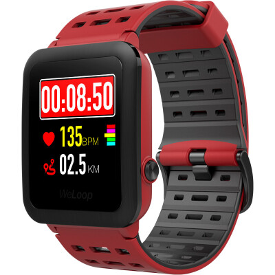 

Weloop CD Leo Black 3 Smart Watch Sports Wristband Red Black