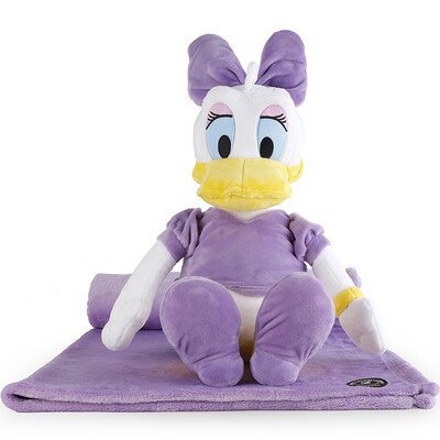 

Zoobies Дисней игрушки подушки кондиционер одеяло ковер тройной DY114 Daisy плюшевые игрушки