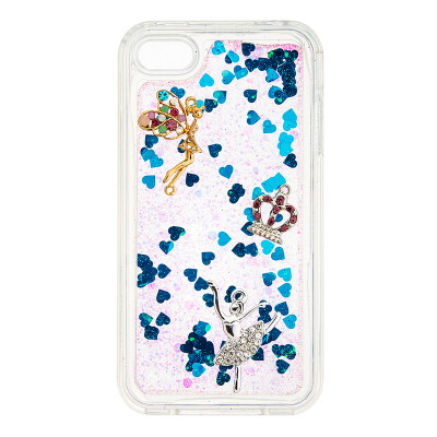 

Dynamic Quicksand Glitter Liquid Soft TPU Case Cover For IPHONE 5S