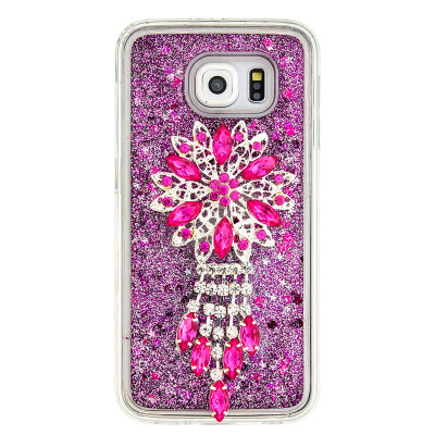 

Dynamic Quicksand Glitter Liquid Soft TPU Case Cover For SAMSUNG S6EDGE