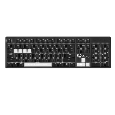 

AKKO Keyboard Space EDG Edition 104-key Mechanical Keyboard Black & White Black Switch