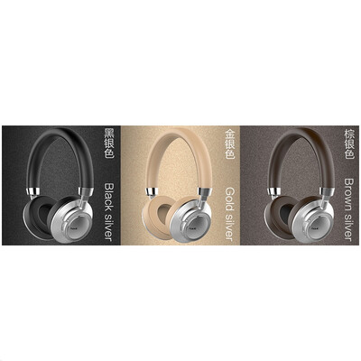 

2016 Hot Wired/Wireless Bluetooth 4.0 Headphones HIFI Stereo Headband Headphone for Computer/Android/ISO C07 (Black/Brown/Gold