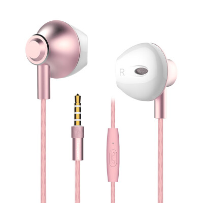 

Lancaster F9 headphones ear-style subwoofer general male&female k song headphones music headphones Andrews Apple phone common ear plugs singing with wheat headphones rose gold